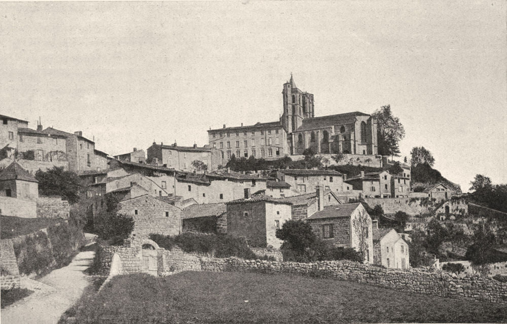 LOIRE. Saint-Bonnet-le-Chàteau 1903 old antique vintage print picture